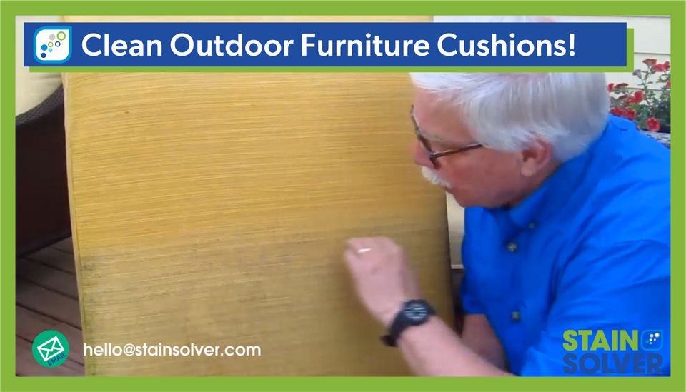 How to Clean Outdoor Cushions, Hammocks, & Fabrics with Stain Solver