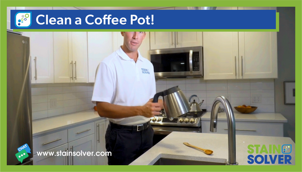 How to Clean a Coffee Carafe with Stain Solver