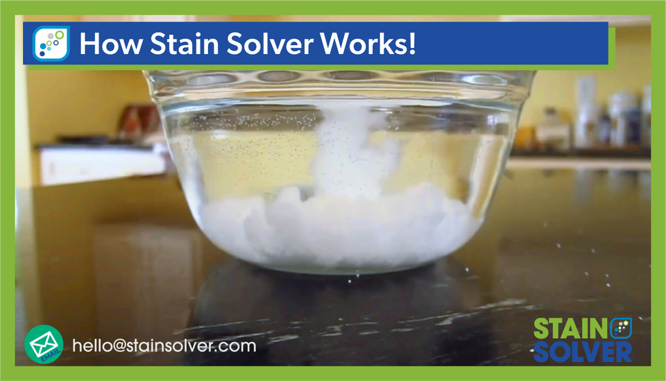 How Stain Solver Works: The Cleaning Power of Oxygen Bubbles