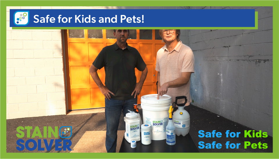 Is Stain Solver Safe Around Kids and Pets? What Families Should Know