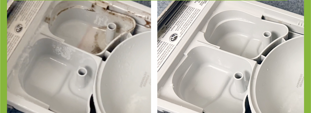 How to Clean a Washing Machine Soap Tray with Stain Solver