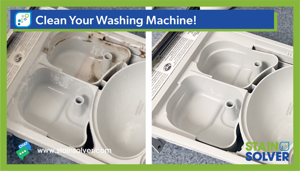 How to Clean a Washing Machine Soap Tray with Stain Solver