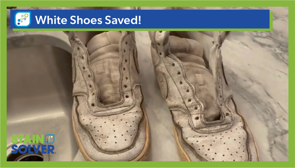 How to Clean White Tennis Shoes and Bring Them Back to Life with Stain Solver