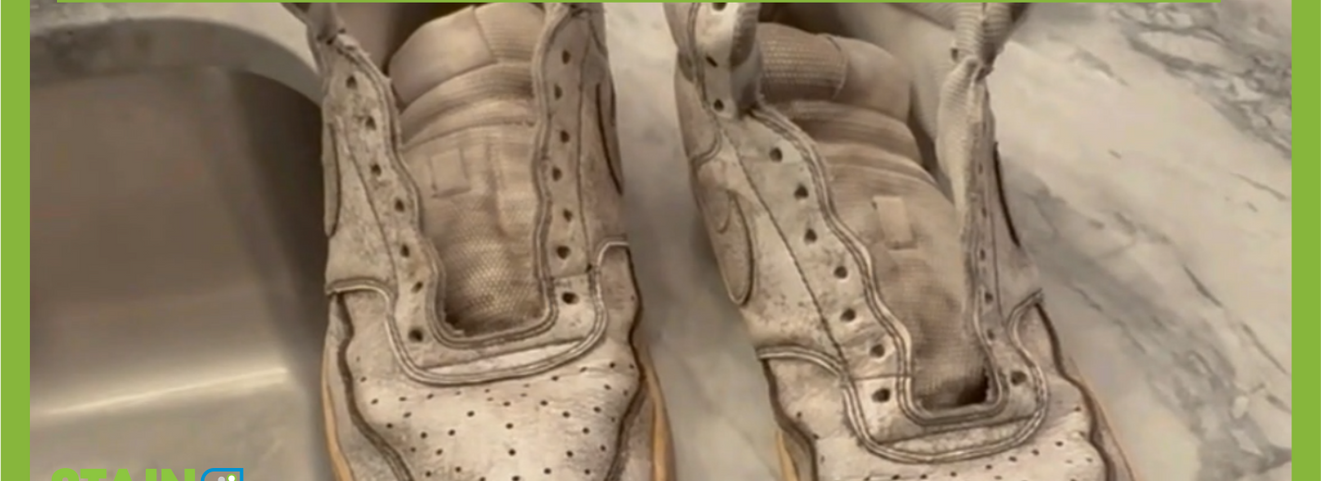 How to Clean White Tennis Shoes and Bring Them Back to Life with Stain Solver