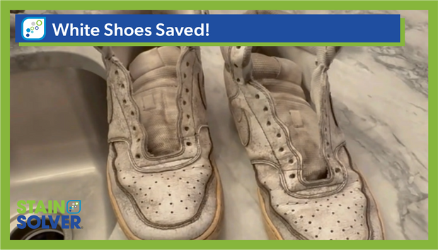 How to Clean White Tennis Shoes and Bring Them Back to Life with Stain Solver