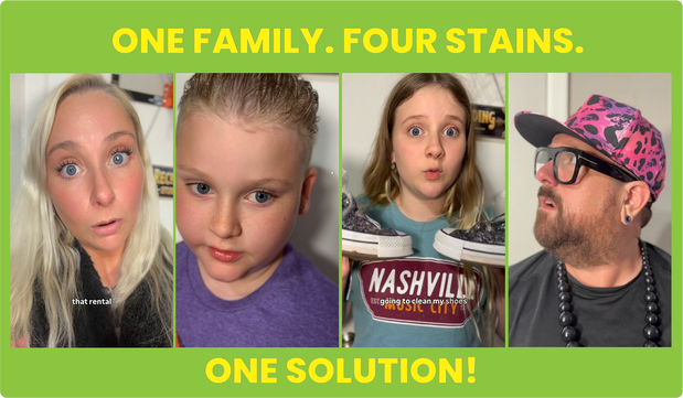 Four Family Messes, One Stain Solver, and a Dad on Cleanup Duty