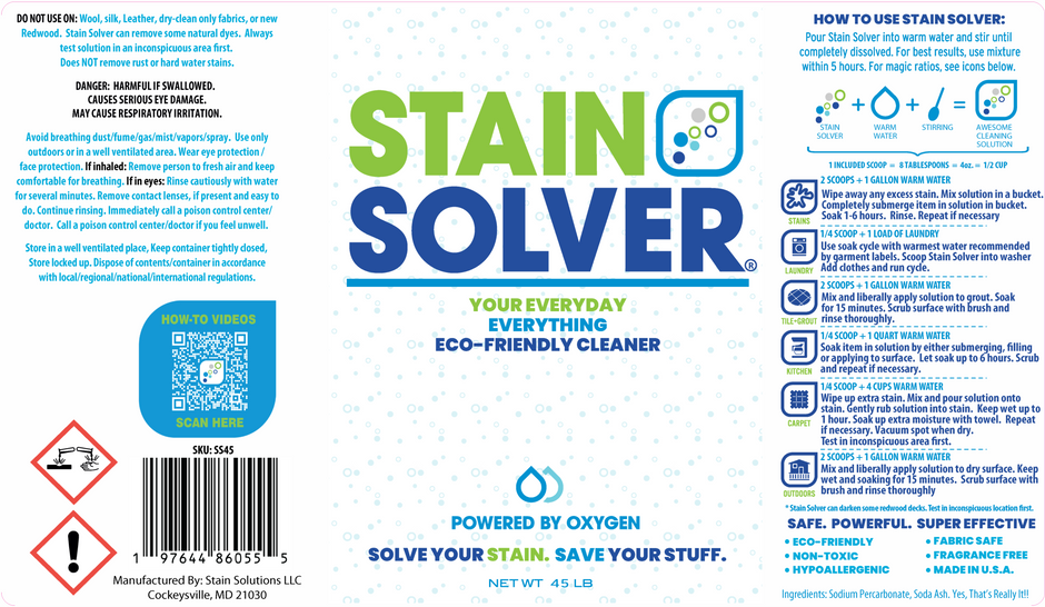 Stain Solver 45 LB.