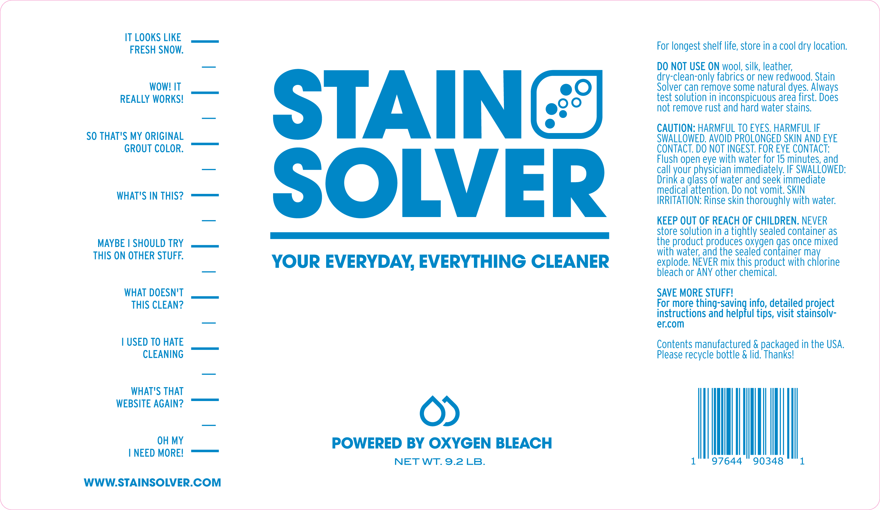 Stain Solver 9 LB.